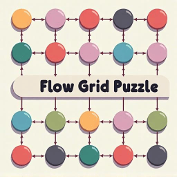 Flow Grid Puzzle